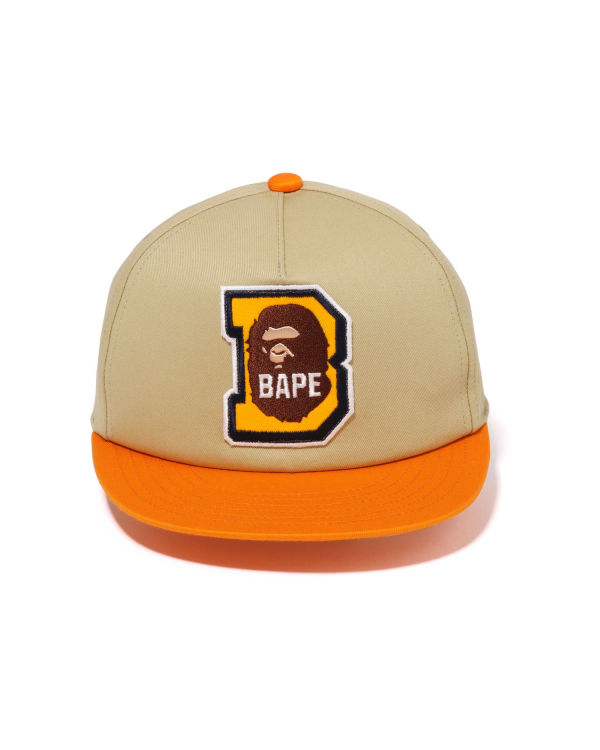 Gorras Bape Ape Head B Patch Niños Beige | 234567-BIR