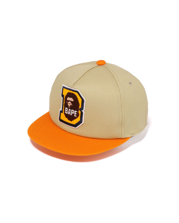 Gorras Bape Ape Head B Patch Niños Beige | 234567-BIR