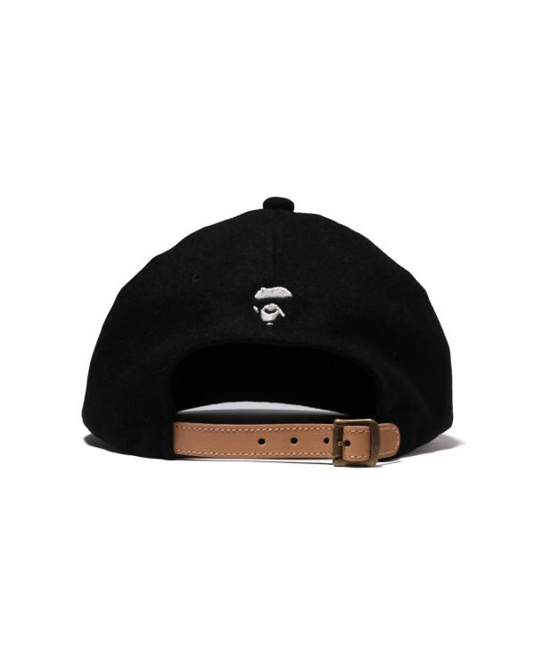 Gorras Bape Ape Head Melton Panel Hombre Negros | 382064-CER