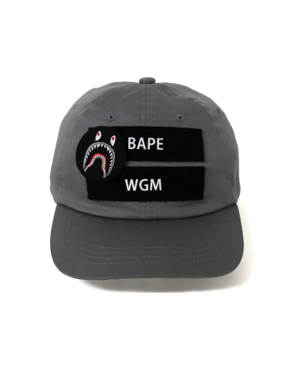 Gorras Bape Detachable Shark Patch Hombre Grises | 745302-LWZ