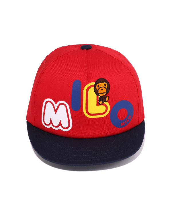 Gorras Bape Milo Font Niños Rojos Claro | 024938-PRQ