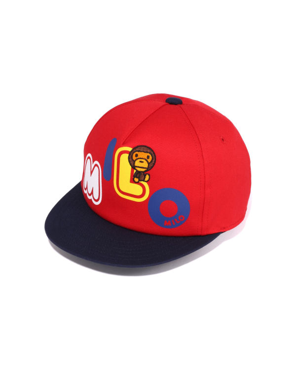 Gorras Bape Milo Font Niños Rojos Claro | 024938-PRQ