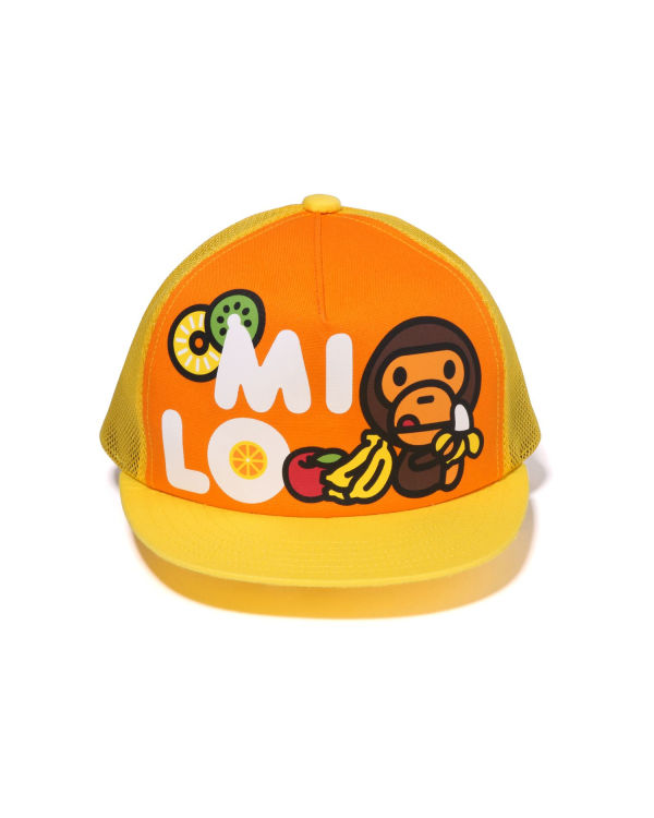 Gorras Bape Milo Fruits Mesh Niños Naranjas | 304527-LTZ