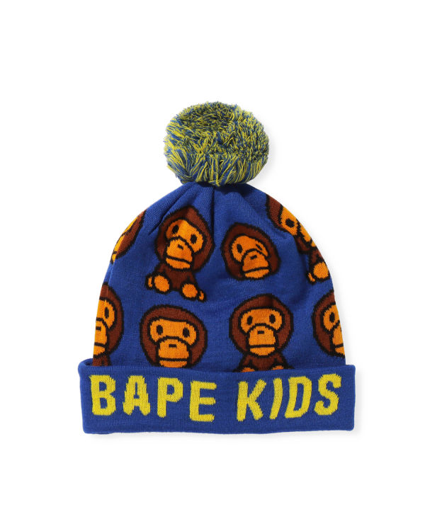 Gorras Bape Milo Pattern Niños Azules | 437520-WFG