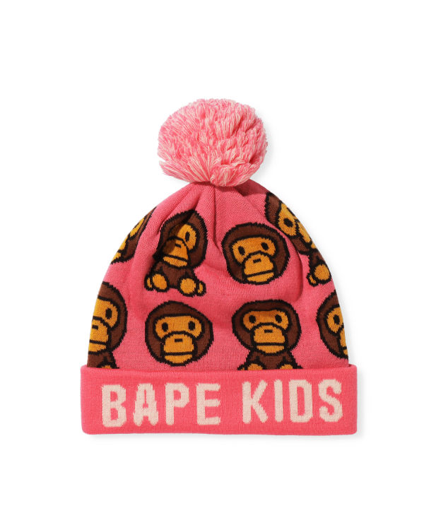 Gorras Bape Milo Pattern Niños Rosas | 962105-FCX