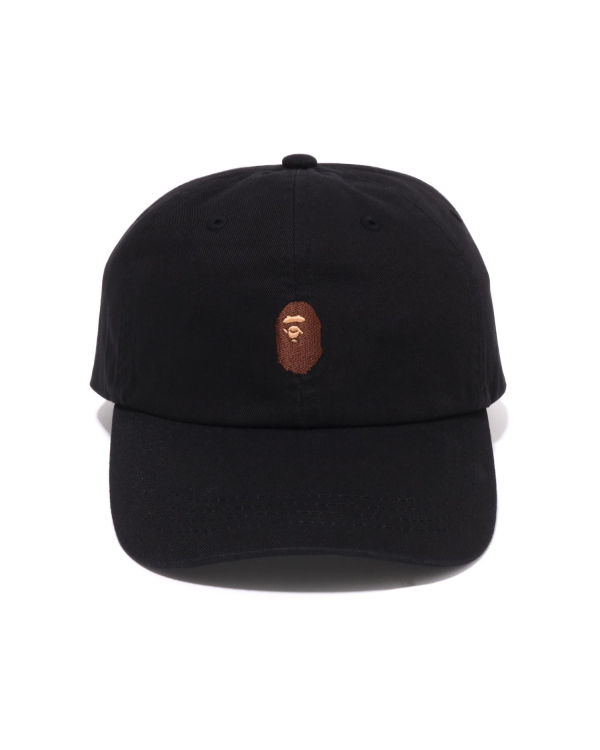 Gorras Bape One Point Panel Hombre Negros | 472036-EWS