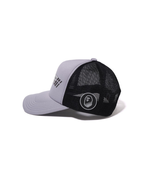 Gorras Bape Racer Mesh Hombre Grises | 736428-WQB