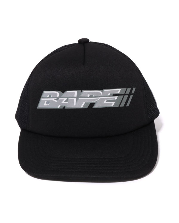 Gorras Bape Racer Mesh Hombre Negros | 351760-SRD