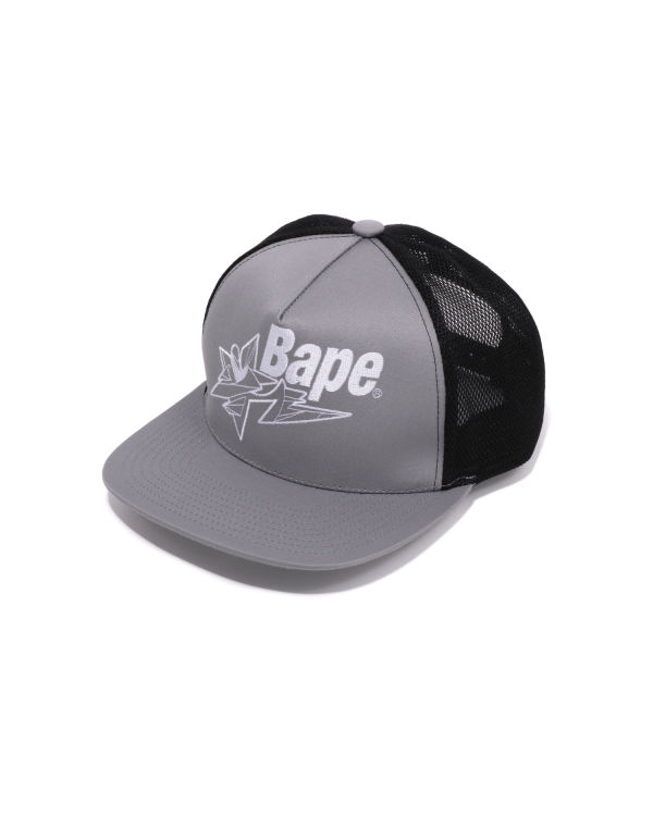 Gorras Bape X LDG Mesh Hombre Grises | 583209-GXP