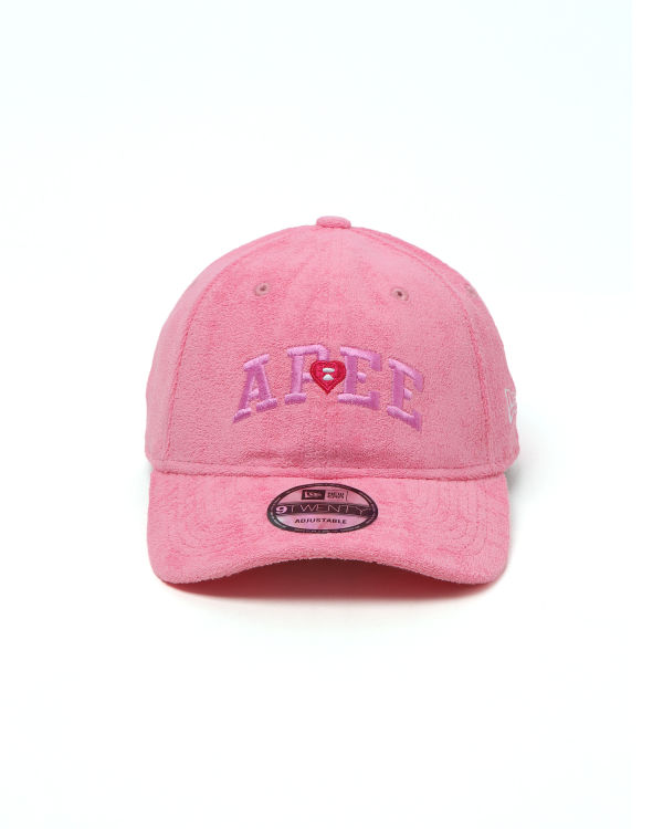 Gorras Bape X New Era 9TWENTY logo Mujer Rosas | 850326-AZW