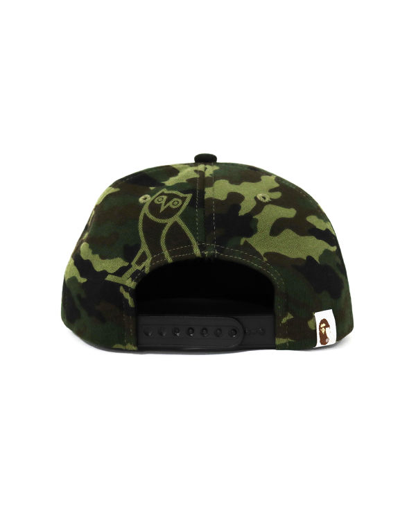 Gorras Bape X OVO Woodland Camo Snapback Hombre Verdes | 190548-YPD