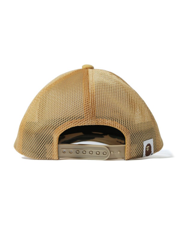 Gorras Bape X Stussy Trucker Hombre Amarillos | 915873-RTO