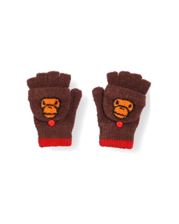 Guantes Bape Milos Niños Marrom | 763509-HTK