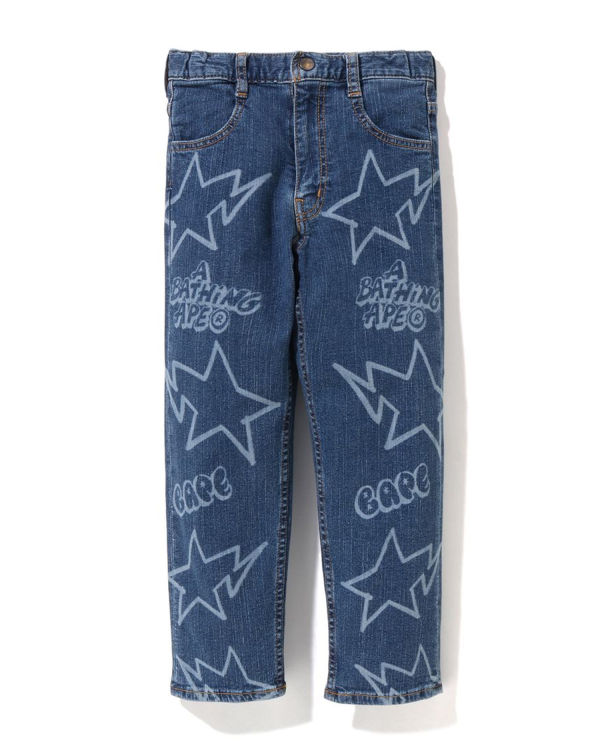 Jeans Bape Random STA Niños Azul Marino Azules | 052378-WTJ