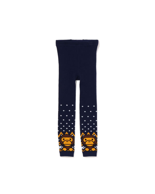 Leggins Bape Milo Nordic Niños Azul Marino Azules | 052764-JLV