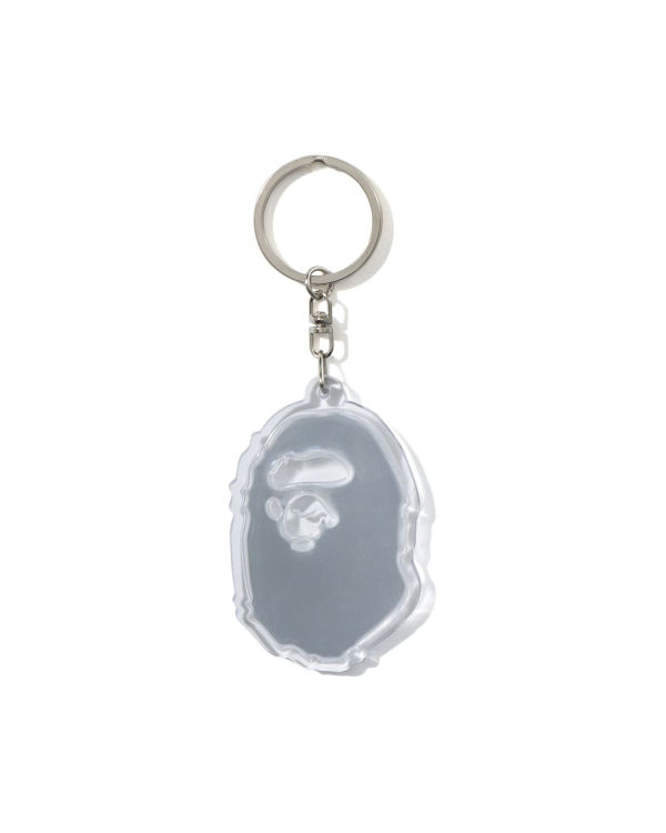 Llaveros Bape Ape Head Reflective Hombre Blancos | 832915-DLZ