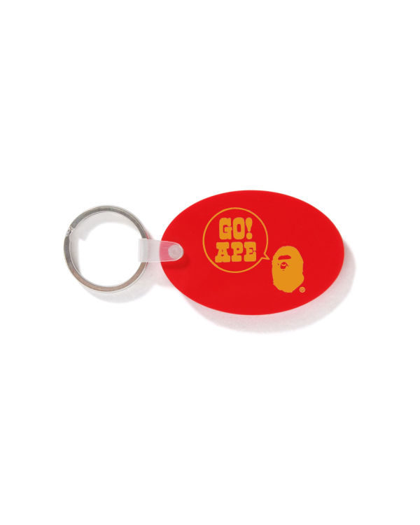 Llaveros Bape Rubber Hombre Rojos Claro | 654083-SRH