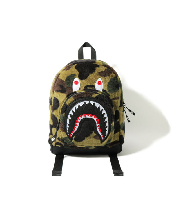 Mochilas Bape 1st Camo Boa Shark Niños Verdes | 098423-YSC