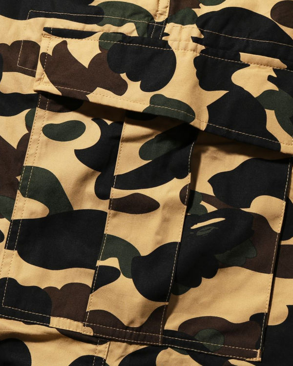 Pantalones Bape 1st Camo Cargo Hombre Amarillos | 716953-BYD