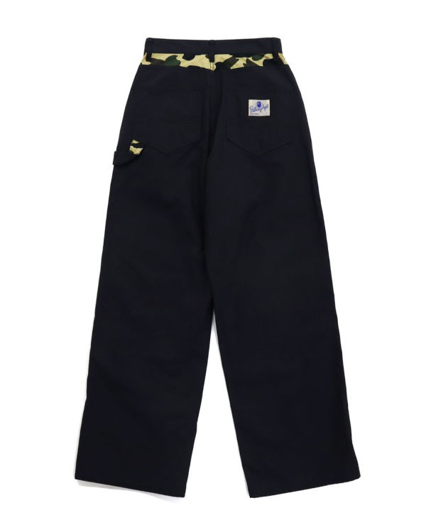 Pantalones Bape 1st Camo Painter Mujer Negros | 127068-KWT