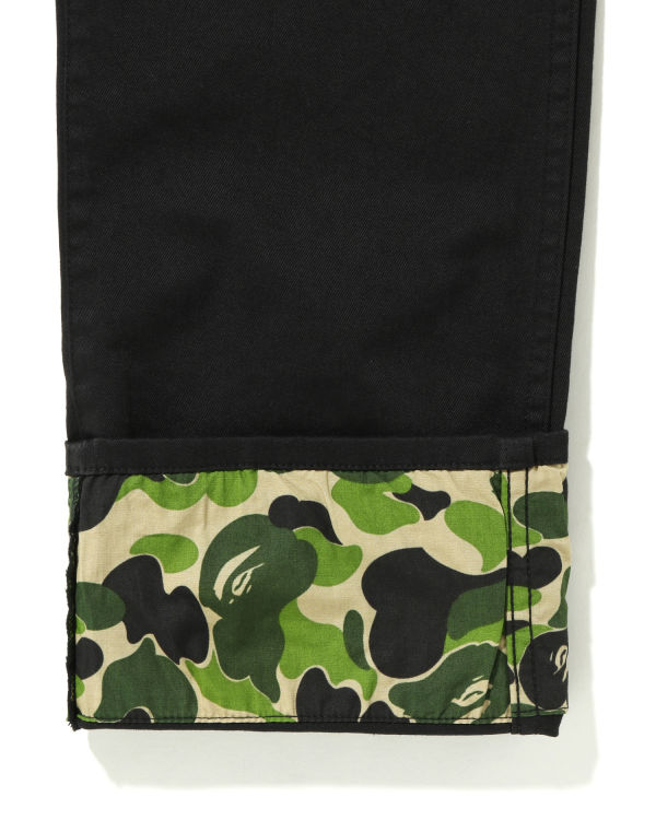 Pantalones Bape ABC Camo Cuffed JR Niños Negros | 704583-KEU