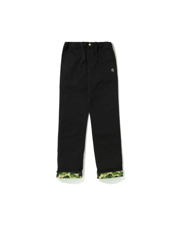 Pantalones Bape ABC Camo Cuffed JR Niños Negros | 704583-KEU