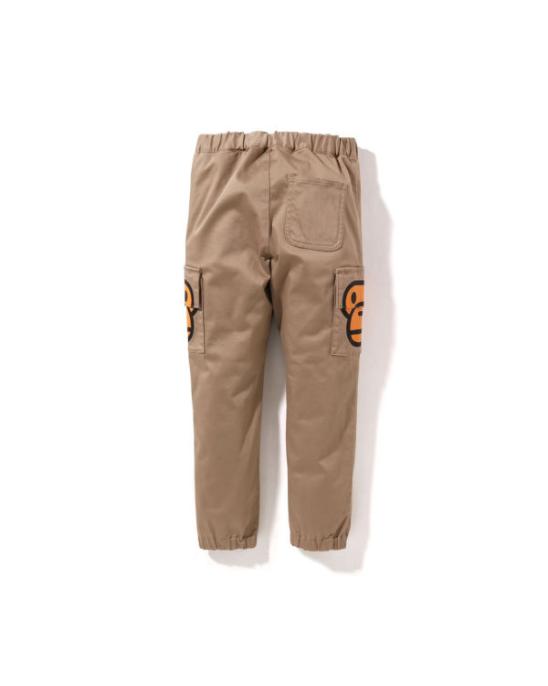 Pantalones Bape Milo Side Pocket Face Niños Beige | 027658-IUC