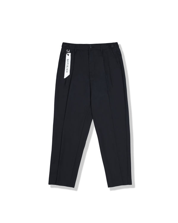 Pantalones Bape Plisado Hombre Negros | 507824-GNC