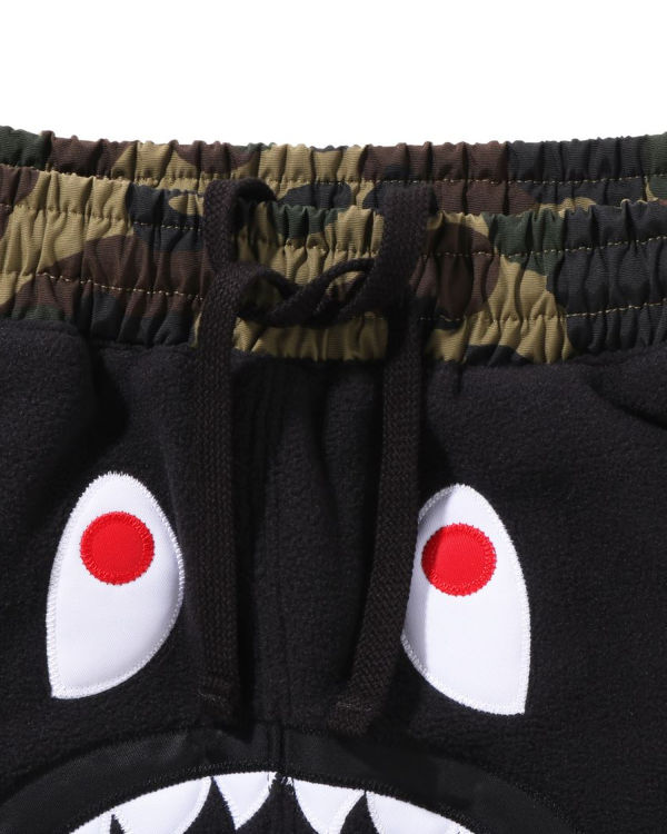 Pantalones Bape X Polartec 1st Camo Shark Mujer Negros | 198256-BPF