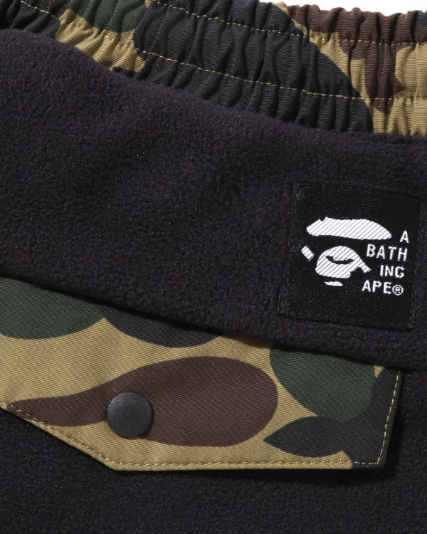 Pantalones Bape X Polartec 1st Camo Shark Mujer Negros | 198256-BPF