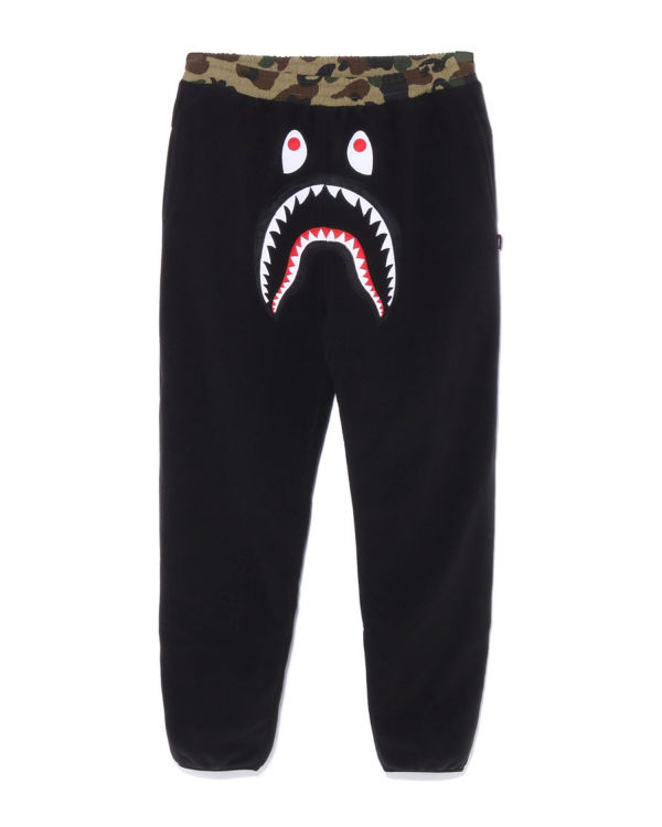 Pantalones Bape X Polartec 1st Camo Shark Mujer Negros | 198256-BPF