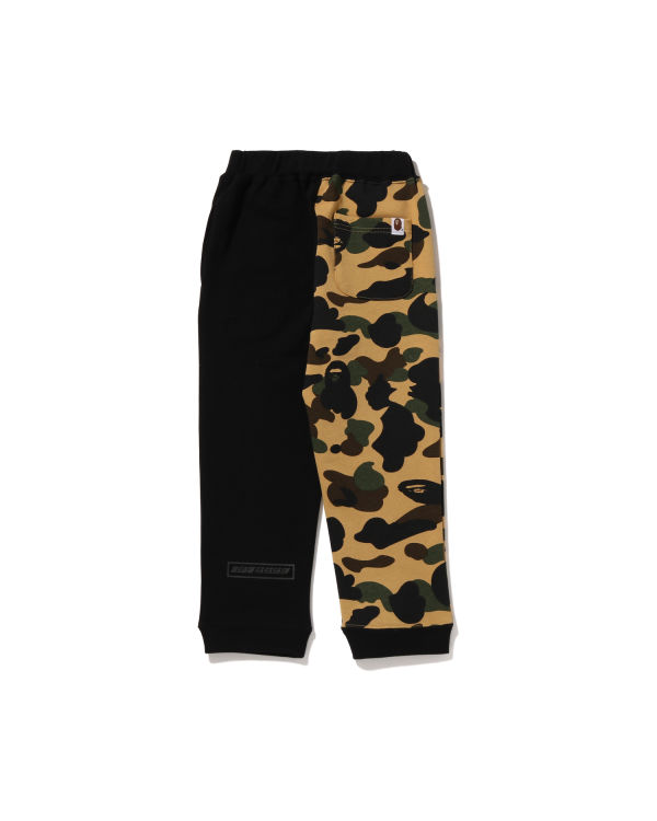 Pantalones Deportivos Bape 1st Camo Team Emblem Print Niños Amarillos | 256174-ZGL