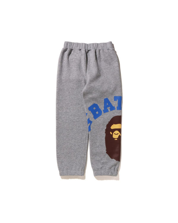 Pantalones Deportivos Bape Giant College Niños Grises | 814637-QUB