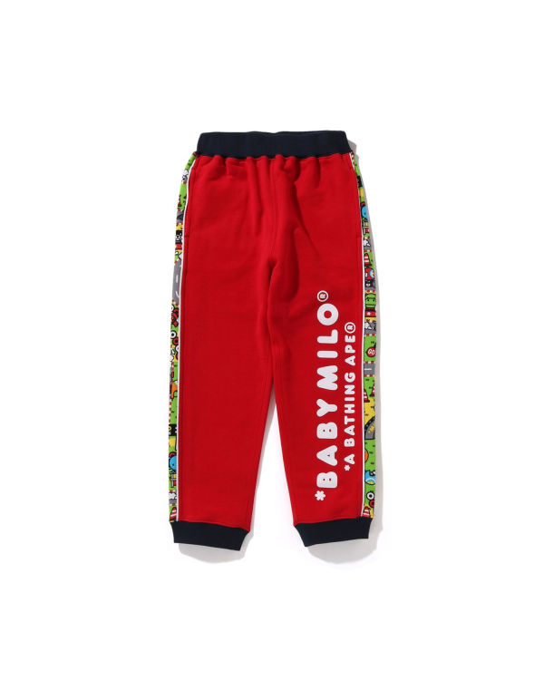 Pantalones Deportivos Bape Milo Carreras Niños Rojos Claro | 798425-YXN