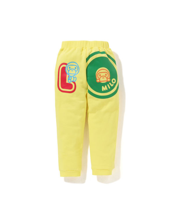 Pantalones Deportivos Bape Milo Font Niños Amarillos | 621758-JXH