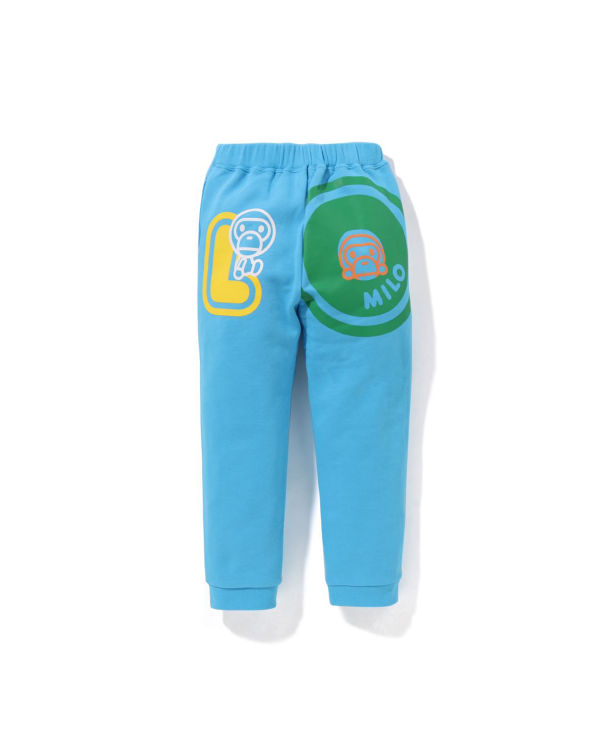 Pantalones Deportivos Bape Milo Font Niños Azules | 719462-FIP