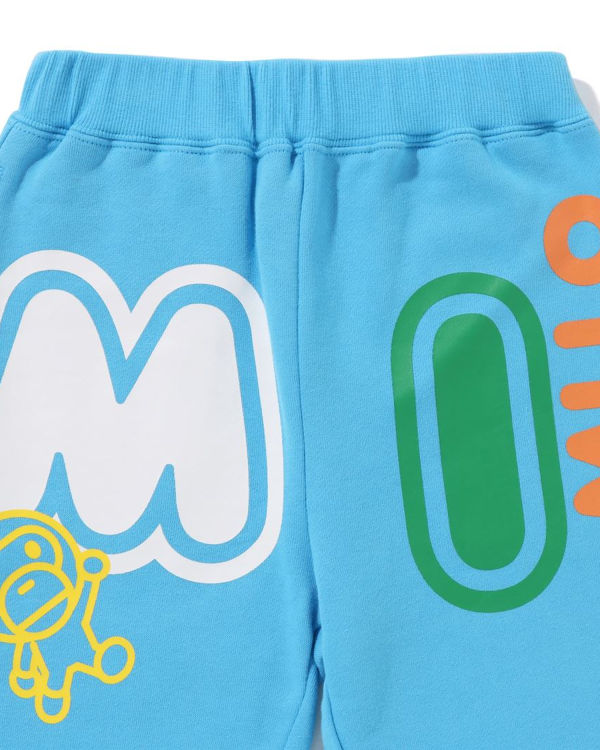 Pantalones Deportivos Bape Milo Font Niños Azules | 719462-FIP