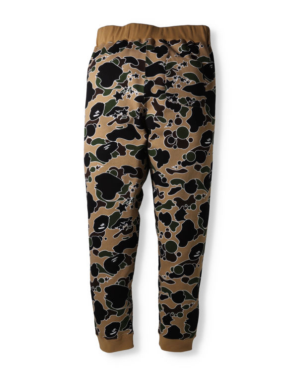 Pantalones Deportivos Bape STA Camo Hombre Kaki Oscuro | 160382-ZIN