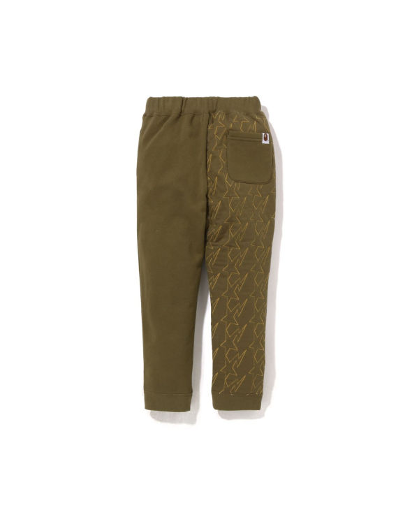 Pantalones Deportivos Bape STA Quilting Niños Verdes | 094832-KOU