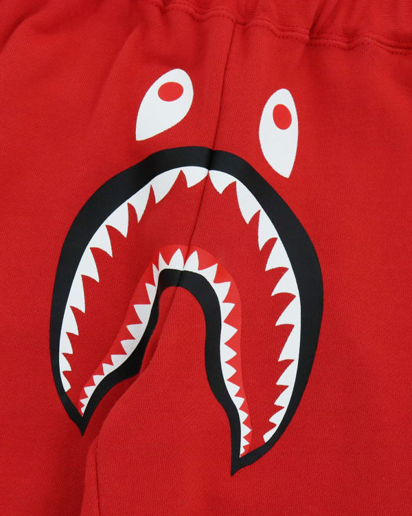 Pantalones Deportivos Bape Shark Slim Niños Rojos Claro | 589716-XQZ