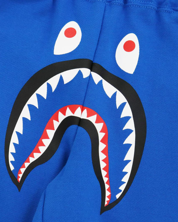 Pantalones Deportivos Bape Shark Slim Niños Azules | 864327-WZA