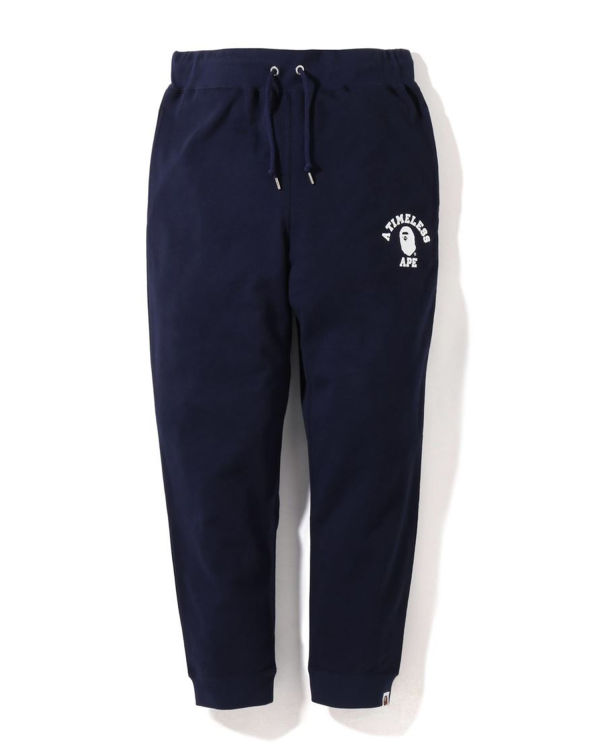 Pantalones Deportivos Bape X JJJJOUND College Hombre Azul Marino Azules | 180763-HCL