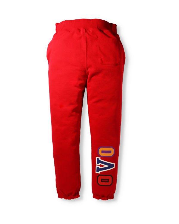 Pantalones Deportivos Bape X OVO Woodland Camo Shark Reversible Hombre Rojos Claro | 106839-PWL