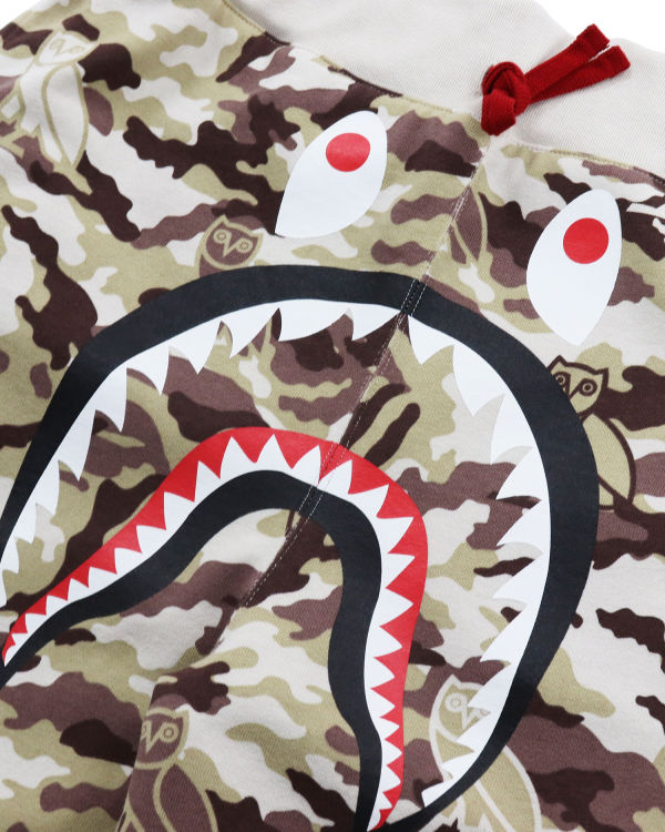 Pantalones Deportivos Bape X OVO Woodland Camo Shark Reversible Hombre Rojos Claro | 106839-PWL