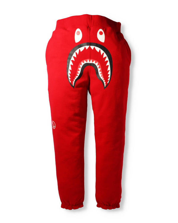 Pantalones Deportivos Bape X OVO Woodland Camo Shark Reversible Hombre Rojos Claro | 106839-PWL