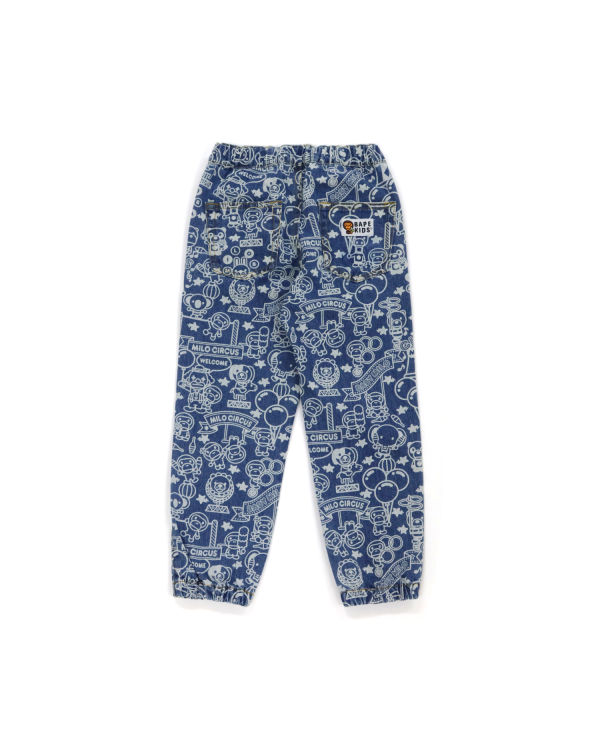 Pantalones Jogger Bape Milo Circus Niños Azules | 042567-OTC