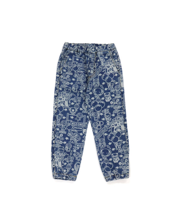 Pantalones Jogger Bape Milo Circus Niños Azules | 042567-OTC