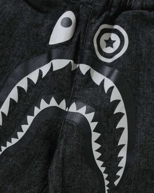 Pantalones Jogger Bape Shark Denim Niños Negros | 963247-KGR