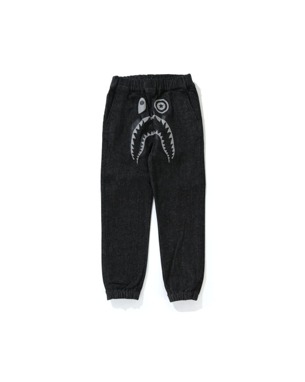 Pantalones Jogger Bape Shark Denim Niños Negros | 963247-KGR