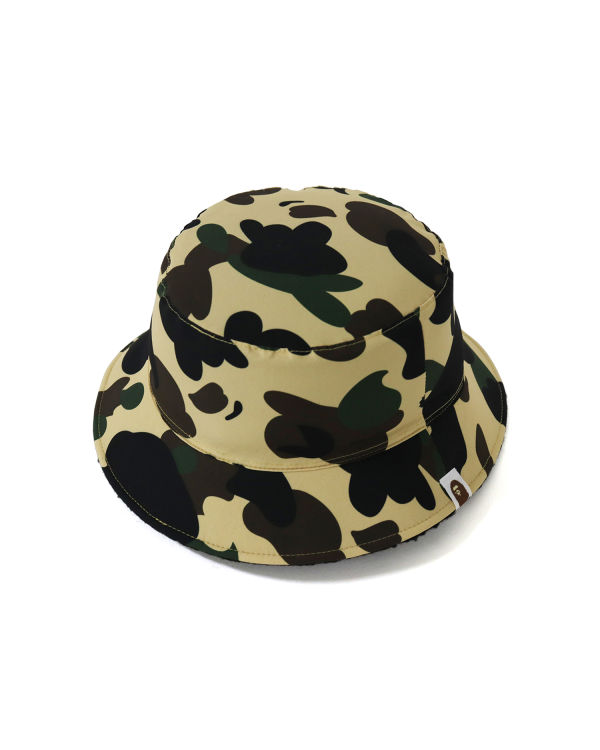 Sombreros Bape 1st Camo Boa Reversible Bucket Mujer Negros | 097832-SZL